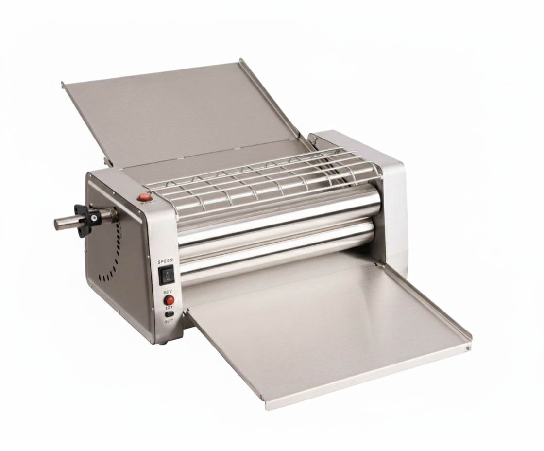 Laminadora de masa eléctrica BeFav para uso doméstico, panadería y cafetería